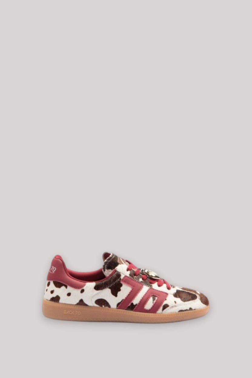 SCARPE DONNA CLOUD FUR COW RED 70 - Linassi