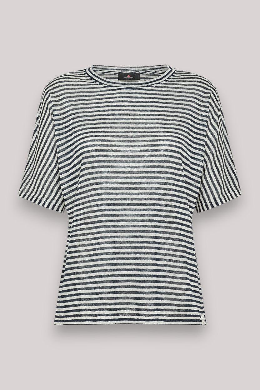 T-SHIRTS DONNA COSTANTINE BIANCO BLU - Linassi