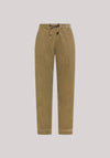 PANTALONI DONNA IN VELLUTO BEIGE