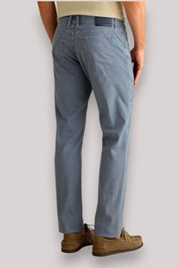 PANTALONE UOMO CON TOPPA BLU VELVET - Linassi