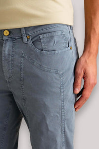 PANTALONE UOMO CON TOPPA BLU VELVET - Linassi
