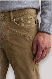 PANTALONE UOMO IN VELLUTO CON TOPPA NOCCIOLA - Linassi