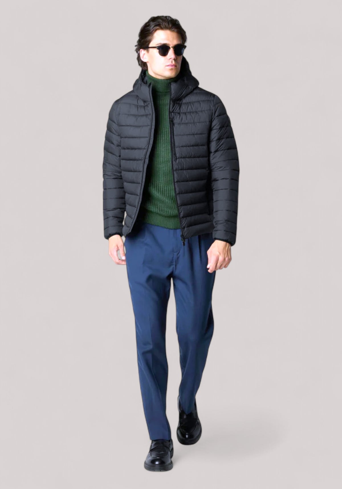 GIUBBINO UOMO JUNCUS  BLUE BLACK
