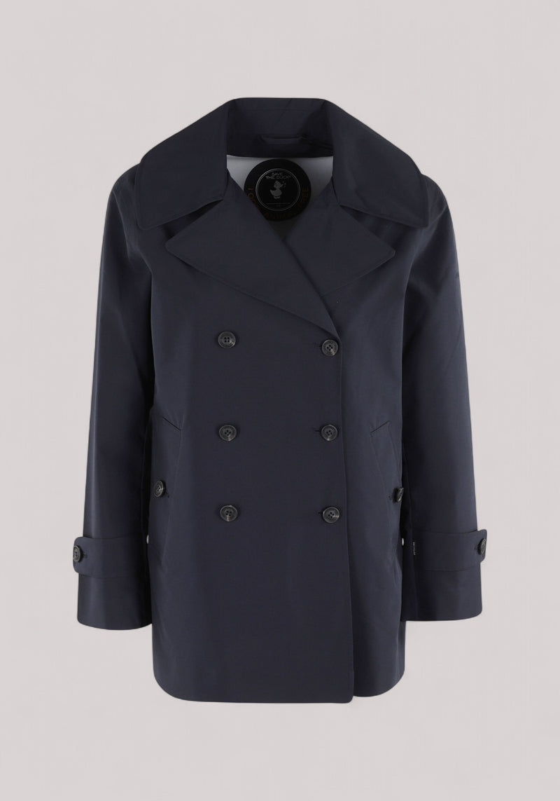IMPERMEABILE DONNA BLUE BLACK