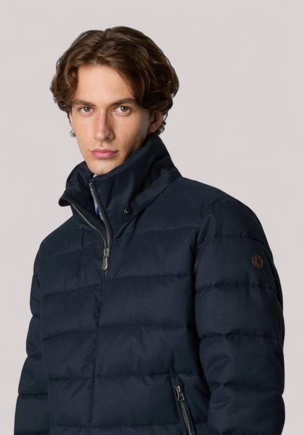 GIUBBINO UOMO CONSTANTIN  NAVY BLUE MELANGE