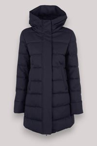 GIACCONE DONNA TATIANA BLUE BLACK - Linassi