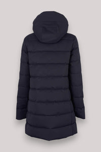 GIACCONE DONNA TATIANA BLUE BLACK - Linassi