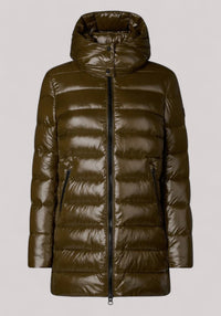 GIACCONE DONNA PUFFER MARJORIE DARK GREEN