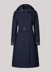 IMPERMEABILE DONNA GABRIELLE BLUE BLACK - Linassi