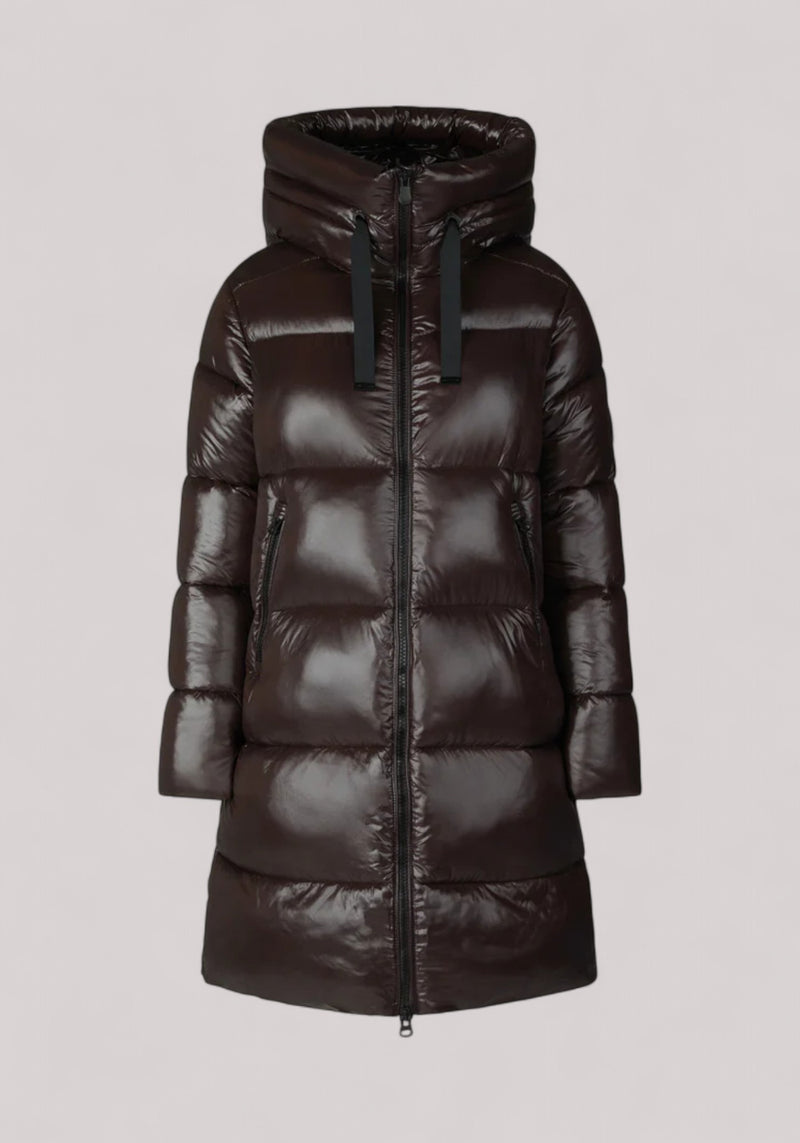 GIACCONE DONNA ISABEL BROWN BLACK