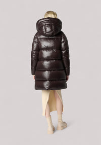 GIACCONE DONNA ISABEL BROWN BLACK