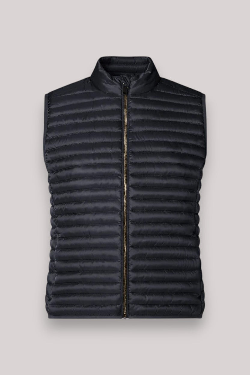 GILET DONNA ARABELLA BLUE BLACK - Linassi