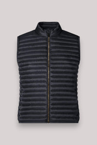 GILET DONNA ARABELLA BLUE BLACK - Linassi