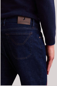 JEANS UOMO CON TOPPA IN ALCANTARA BORDEAUX - Linassi