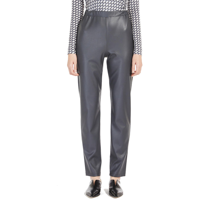 PANTALONE DONNA IN ECOPELLE NERO - 2337860136600 ZEFIR 003 - Linassi