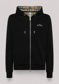 FELPA UOMO FULL ZIP NERO