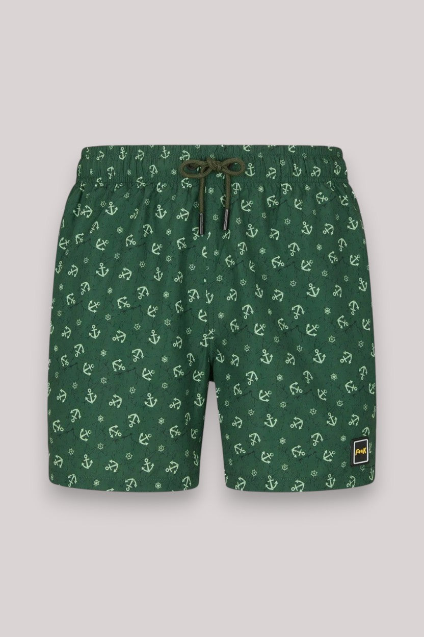 BEACHWEAR UOMO FANTASIA MOOD MARINE VERDE - Linassi