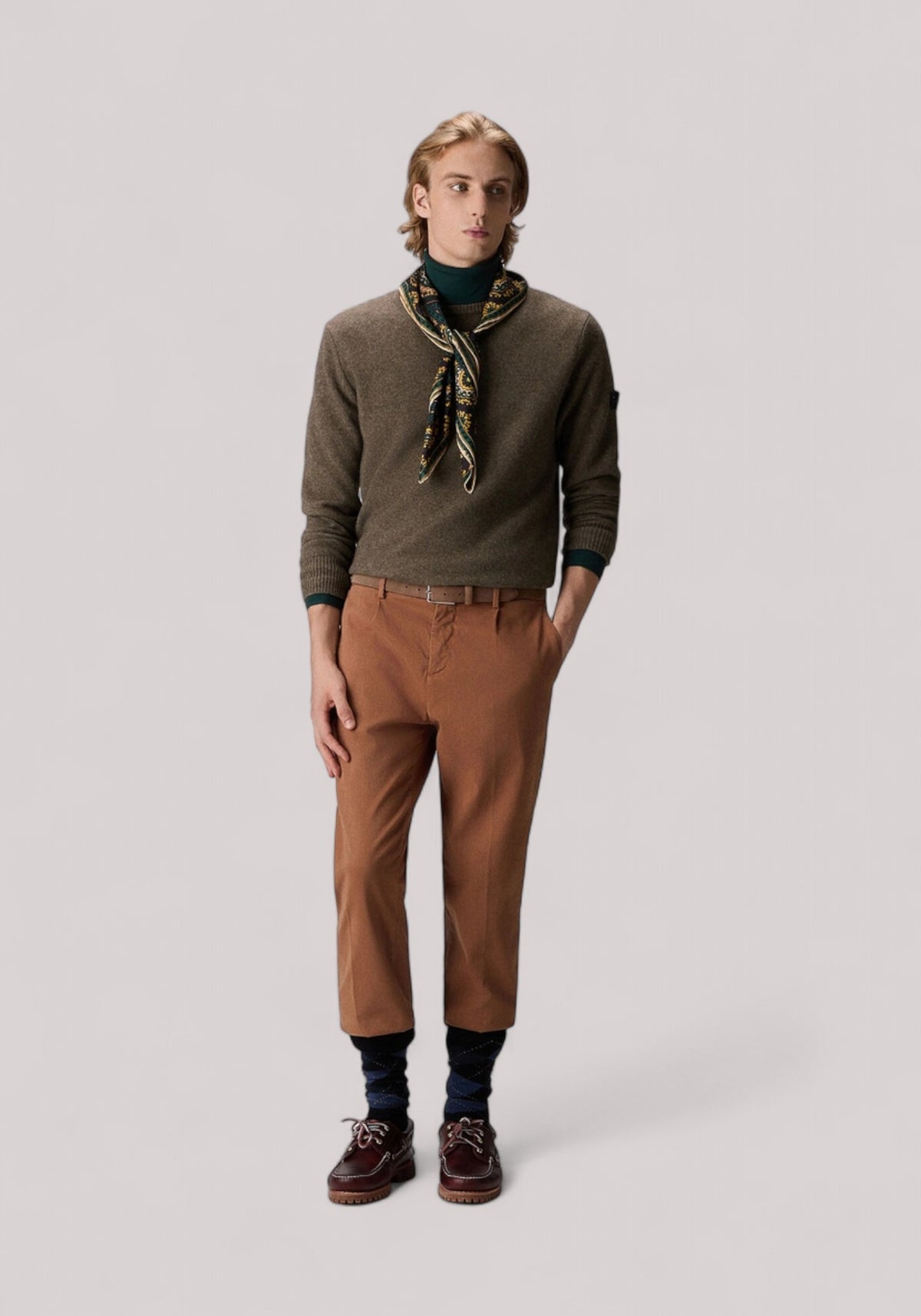 MAGLIA UOMO MISTO LANA YAK FERRO