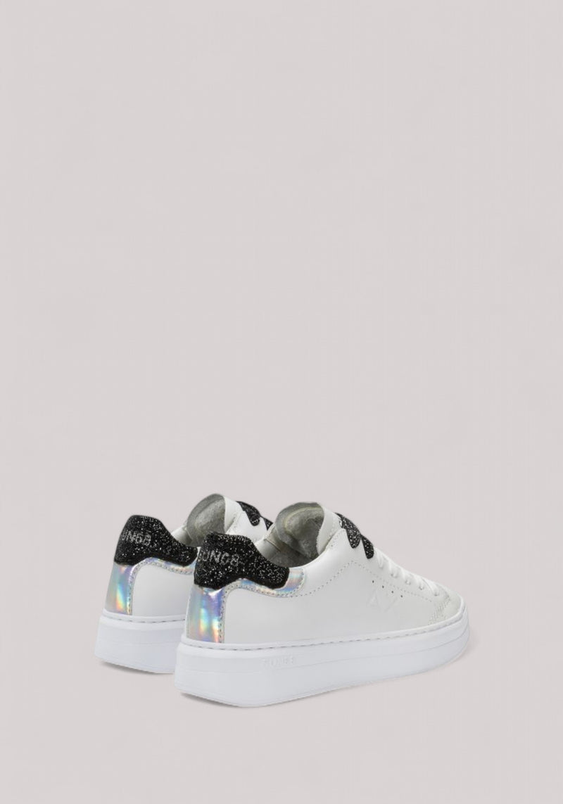 SCARPE DONNA GRACE LEATHER BIANCO/NERO - Linassi