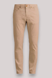PANTALONE UOMO CON TOPPA BEIGE ASH - Linassi