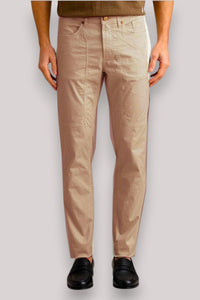 PANTALONE UOMO CON TOPPA BEIGE ASH - Linassi