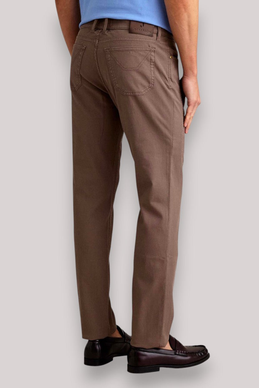 PANTALONE UOMO CON TOPPA MARRONE - Linassi