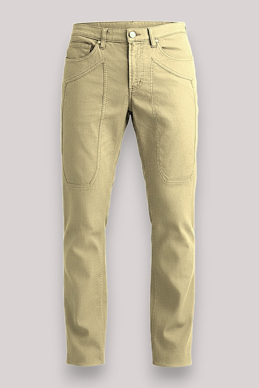 PANTALONE UOMO BEIGE CHIARO - Linassi