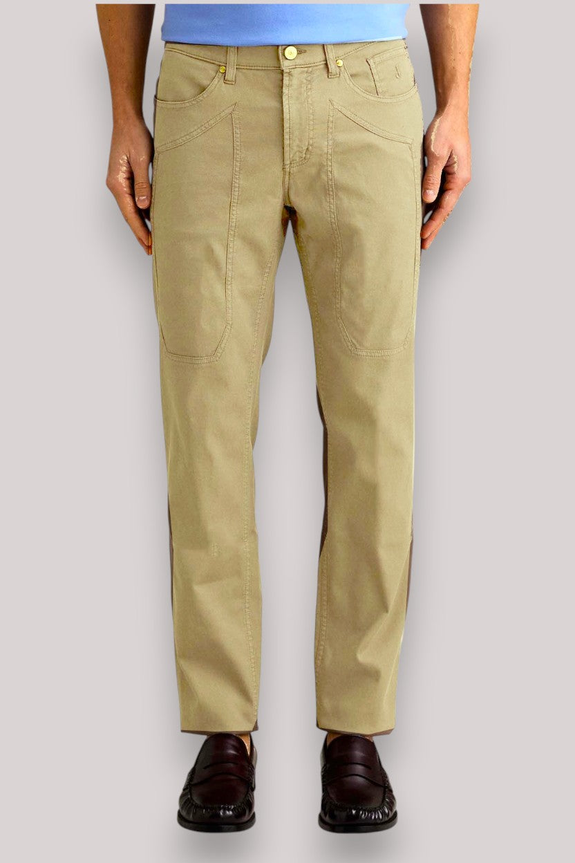 PANTALONE UOMO BEIGE CHIARO - Linassi