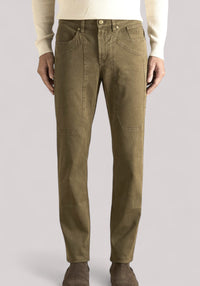 PANTALONE UOMO TOPPA SLIM MARRONE CIOCCOLATO - Linassi