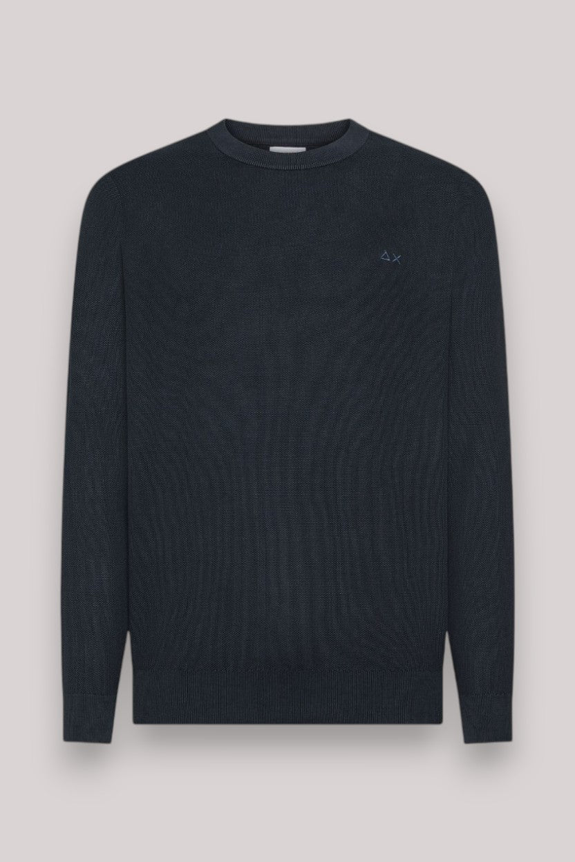 MAGLIA UOMO VINTAGE NAVY BLUE - Linassi