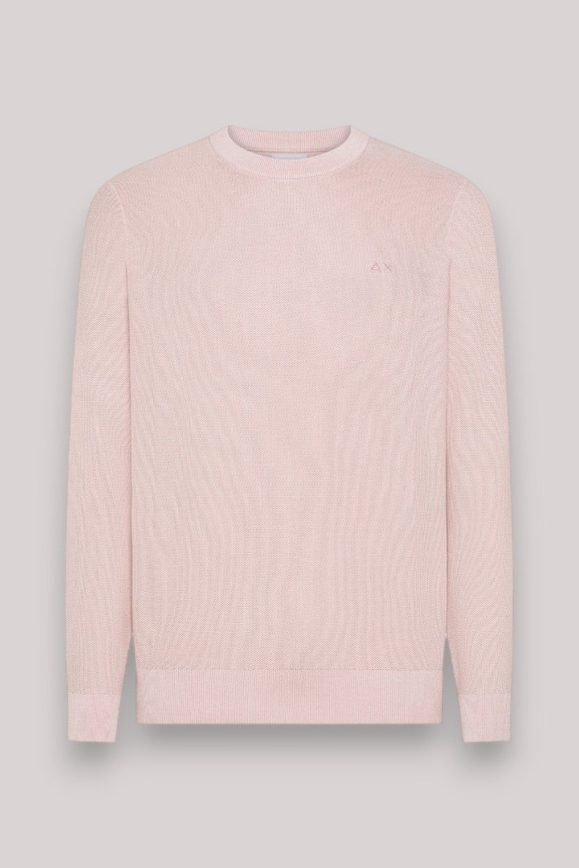 MAGLIA UOMO VINTAGE ROSA PORCELLANA - Linassi