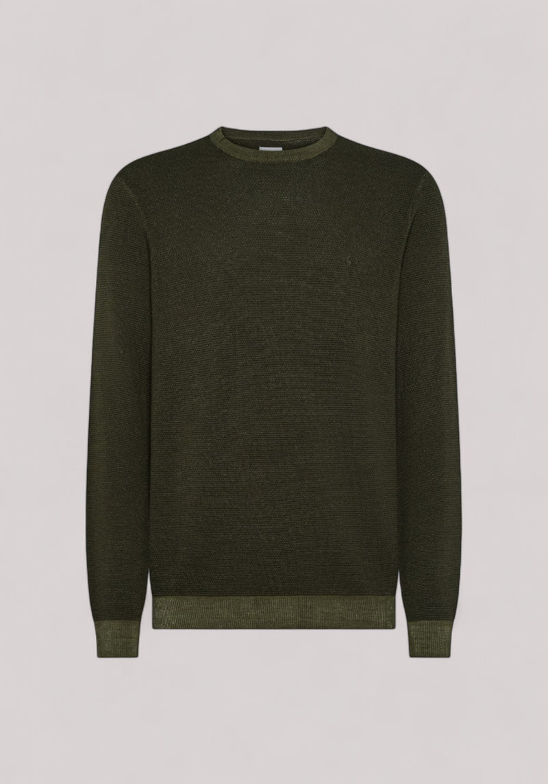 MAGLIA UOMO MILITARE SCURO - Linassi