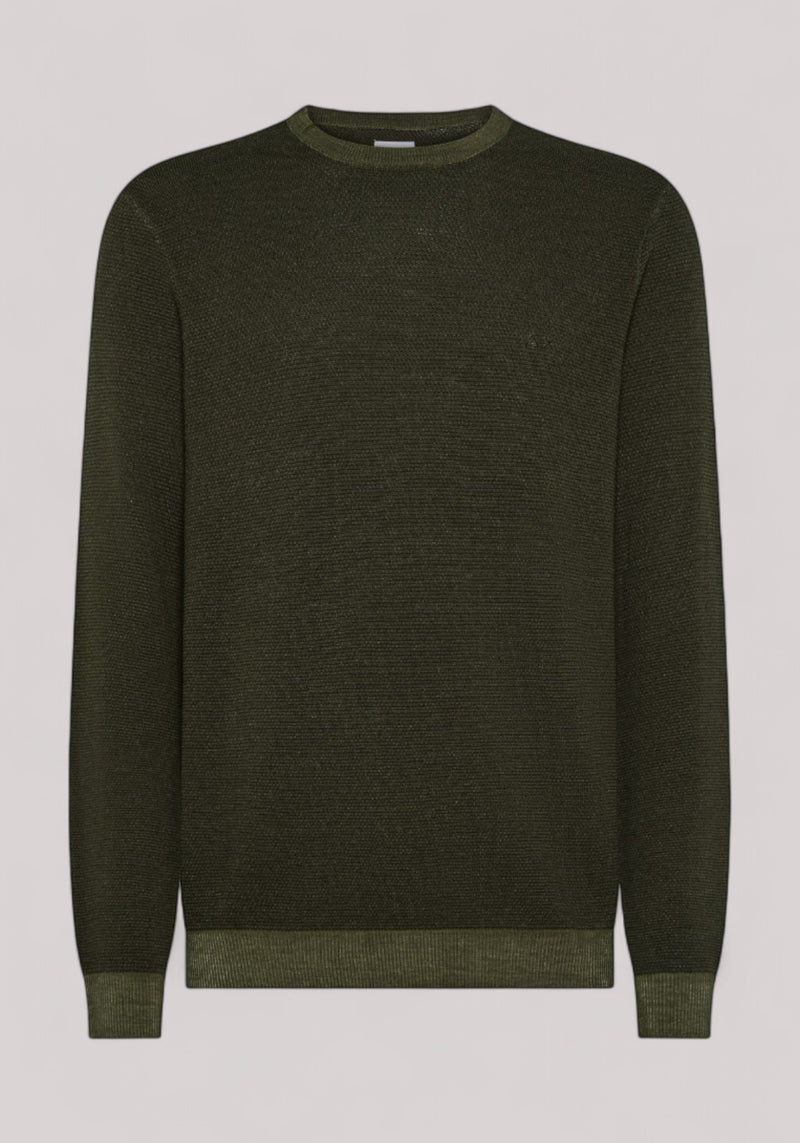 MAGLIA UOMO MILITARE SCURO - Linassi