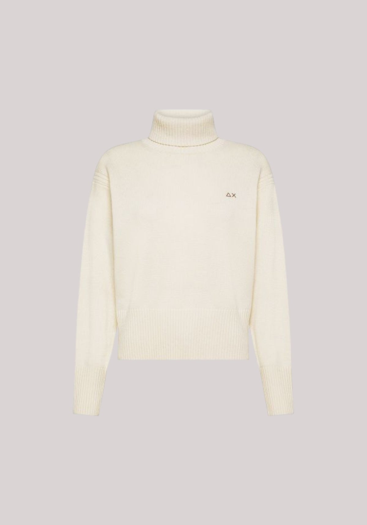 MAGLIA DONNA DOLCEVITA IN LANA BIANCO PANNA
