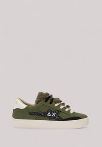 SCARPE DONNA KATY WINTER MILITARE SCURO - Linassi