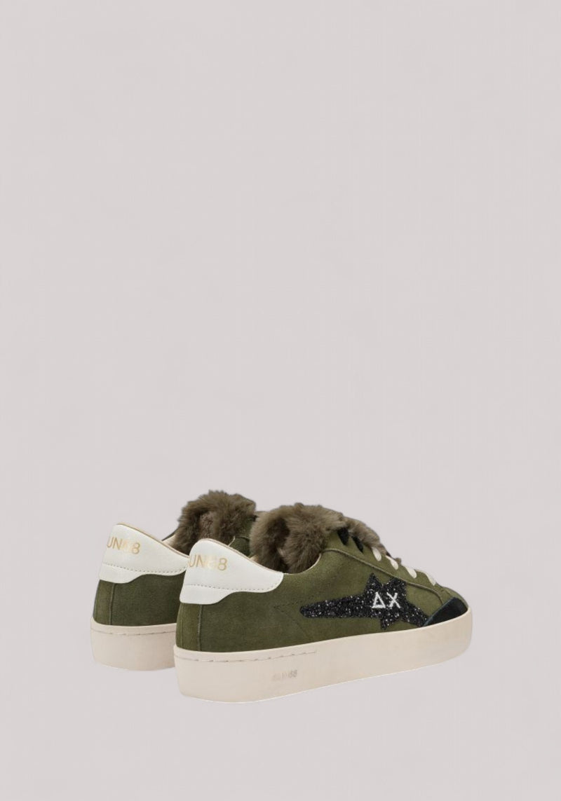 SCARPE DONNA KATY WINTER MILITARE SCURO - Linassi