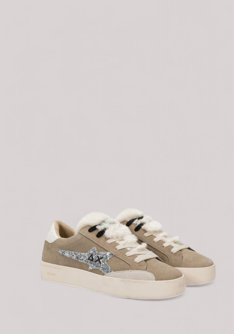 SCARPE DONNA KATY WINTER BEIGE SCURO