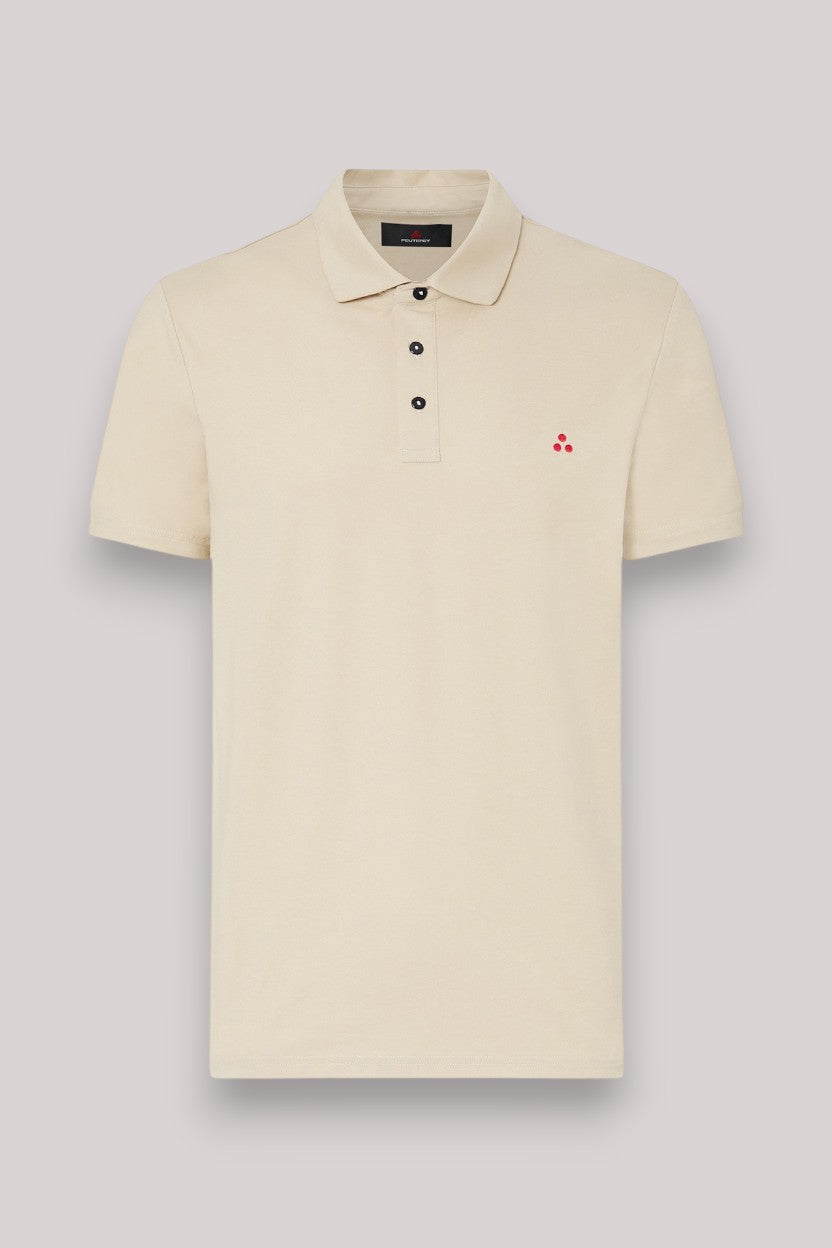 POLO UOMO IN COTONE GRIGIO SILICE - Linassi