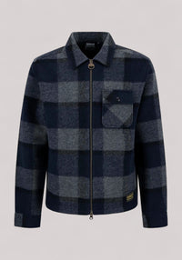 GIUBBINO UOMO HAILWOOD FLEECE OVERSHIRT NAVY