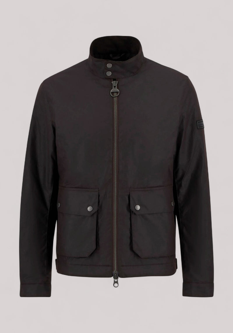 GIUBBINO UOMO LUTLAW HARRINGTON WAX JACKETRUSTIC