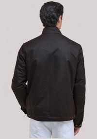 GIUBBINO UOMO LUTLAW HARRINGTON WAX JACKETRUSTIC