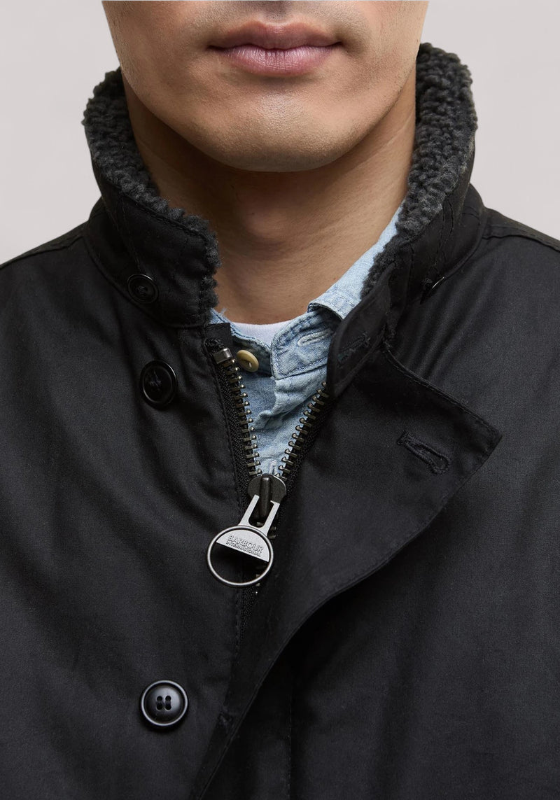 GIUBBINO UOMO MAYBURN WAX JKTBLACK