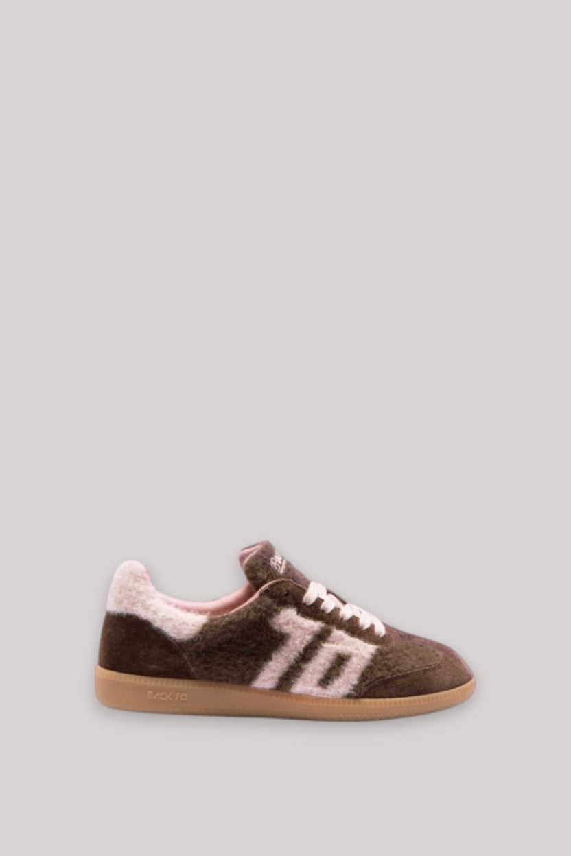 SCARPE DONNA MOHAIR COFFEE/PINK 70 - Linassi