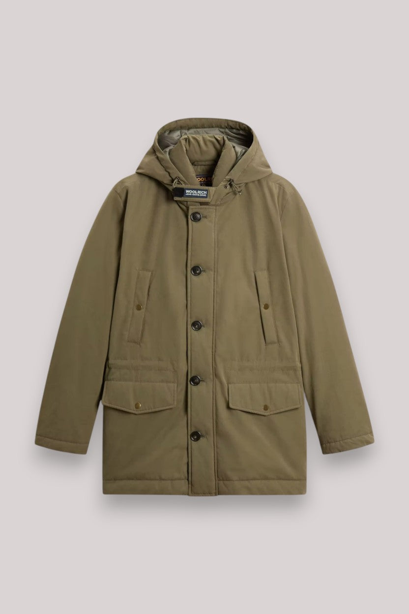 GIACCONE UOMO DUSTY OLIVE - MOUNTAIN CLOTH PARKA - Linassi