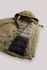 GIACCONE UOMO DUSTY OLIVE - MOUNTAIN CLOTH PARKA - Linassi