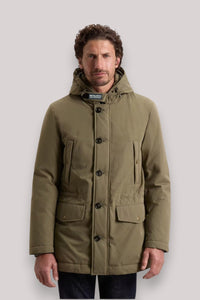 GIACCONE UOMO DUSTY OLIVE - MOUNTAIN CLOTH PARKA - Linassi