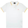 POLO UOMO IN PIQUET DI COTONE BIANCO - NEW SELANDINA STR 01 BIAOF - Linassi