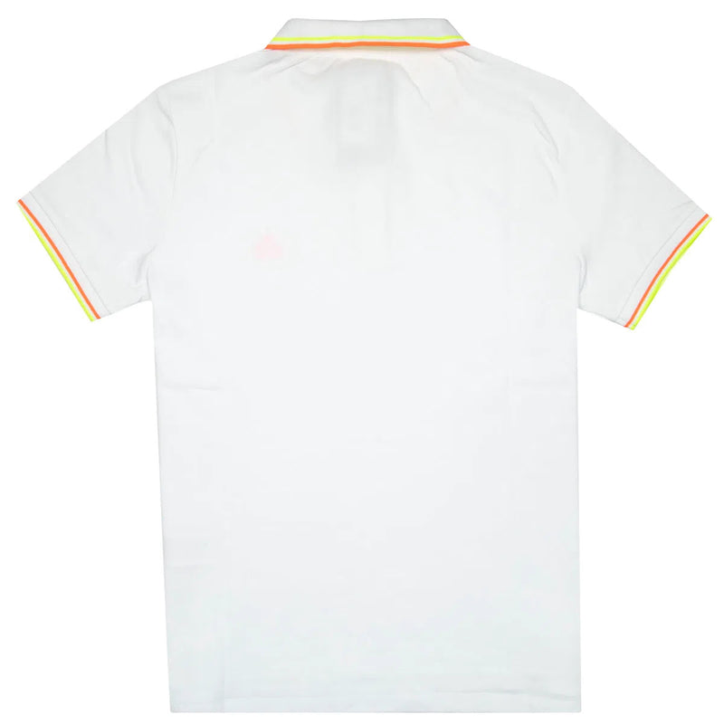 POLO UOMO IN PIQUET DI COTONE BIANCO - NEW SELANDINA STR 01 BIAOF - Linassi