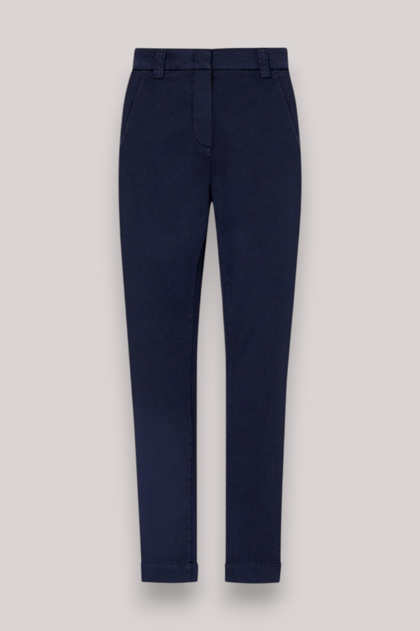 PANTALONE DONNA NEW YREKLAND BLU GRAFITE - Linassi
