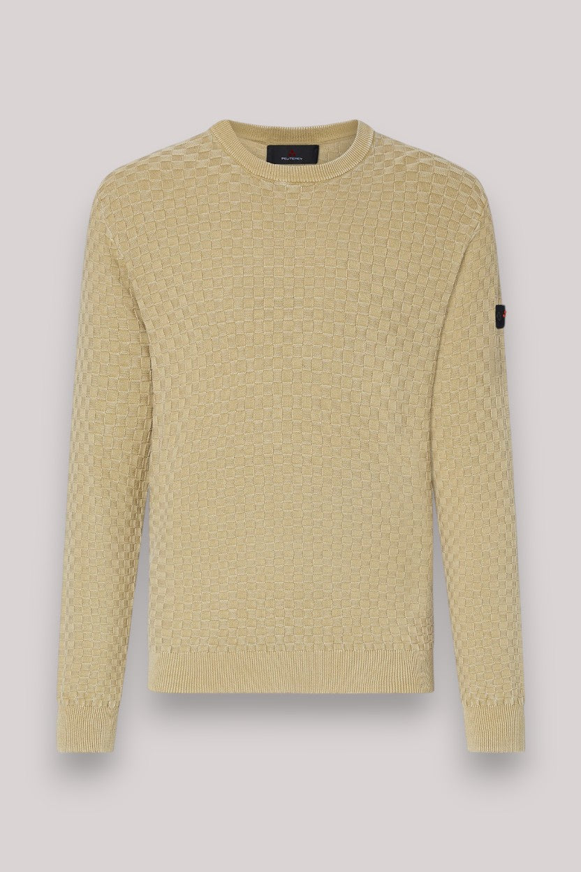 MAGLIA UOMO IN COTONE GRIGIO SILICE - Linassi